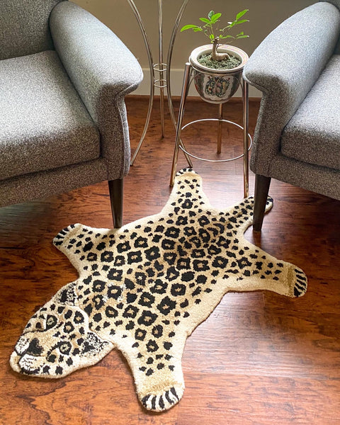 Adorable Leopard Rug Skin