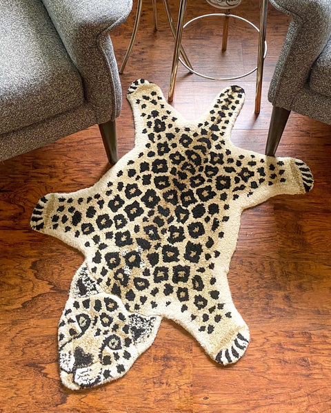 Adorable Leopard Rug Skin